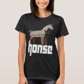 Grappig Houten Paard Meme T-shirt (Voorkant)