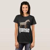 Grappig Houten Paard Meme T-shirt (Voorkant volledig)