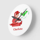 Grappig houten spellen ronde klok (Hoek)