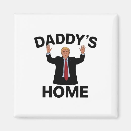 Grappig huis van Trump papa Magneet (Voorkant)
