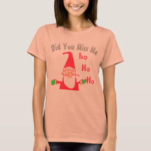 Grappig huis voor Kerstmis heb je me T-shirt gemis