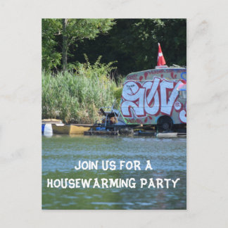 Grappig Huis Warming Party Uitnodiging Briefkaart