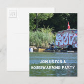 Grappig Huis Warming Party Uitnodiging Briefkaart (Voorkant / Achterkant)