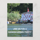 Grappig Huis Warming Party Uitnodiging Briefkaart (Voorkant)