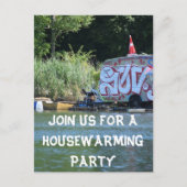 Grappig Huis Warming Party Uitnodiging Briefkaart (Voorkant)