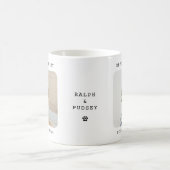 Grappig Huisdier 'Define Naughty' 2 Foto Kerstmis Koffiemok (Center)