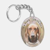 Grappig Huisdier Definieer Ondeugende Foto Sleutelhanger (Voorkant Links)