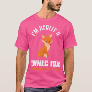 Grappig huisdier dier citaat voor een fennec vos l t-shirt