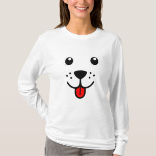 Grappig huisdier dier hond puppy blij emoticon gez t-shirt