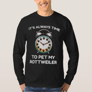 Grappig huisdier mijn rottweiler hond eigenaar cad t-shirt