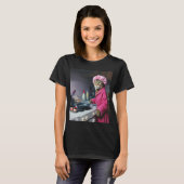 Grappig Huisvrouw Kat Meme Gen Z Brainrot T-Shirt (Voorkant volledig)