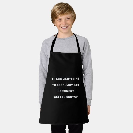Grappig huisvrouw Quote, ik haat het koken grappig Schort (Gedragen)