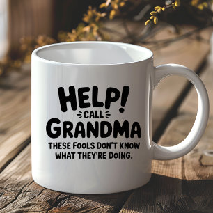 Grappig Hulp Oproep Oma Cadeau Oma Koffiemok