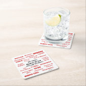 Grappig human resources Swear words Gift Kartonnen Onderzetters (Insitu)