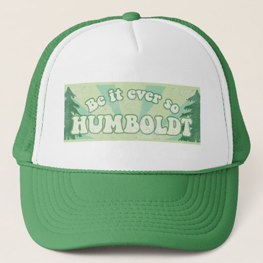 Grappig Humboldt County Trucker Pet (Voorkant)
