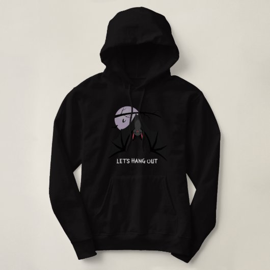 Grappig Humor Bat Gift Hoodie (Design voorkant)