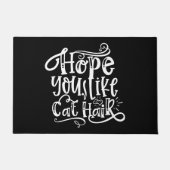 Grappig Humor - Ik hoop dat je van Cat Hair houdt Deurmat (Voorkant)