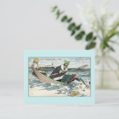 Grappig  humor op zee Happy Day Briefkaart (Staand voorkant)