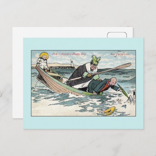 Grappig  humor op zee Happy Day Briefkaart (Voorkant / Achterkant)