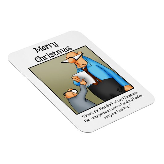 Grappig Humor voor kerstmis met kinderen Magnet Gi Magneet (Rechterzijde)