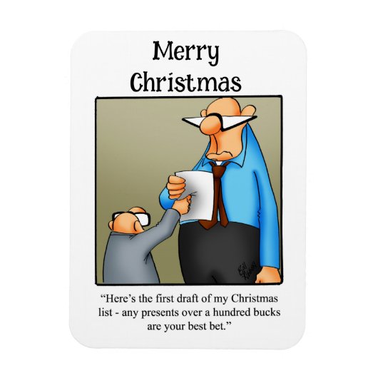 Grappig Humor voor kerstmis met kinderen Magnet Gi Magneet (Verticaal)