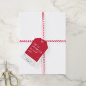 Grappig Humoristisch Je Bent Onmogelijk Om Voor Te Cadeaulabel (Met Touw)