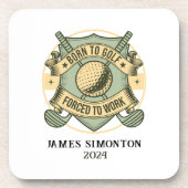 Grappig Humorous Golfquote Custom Bier Onderzetter (Voorkant)