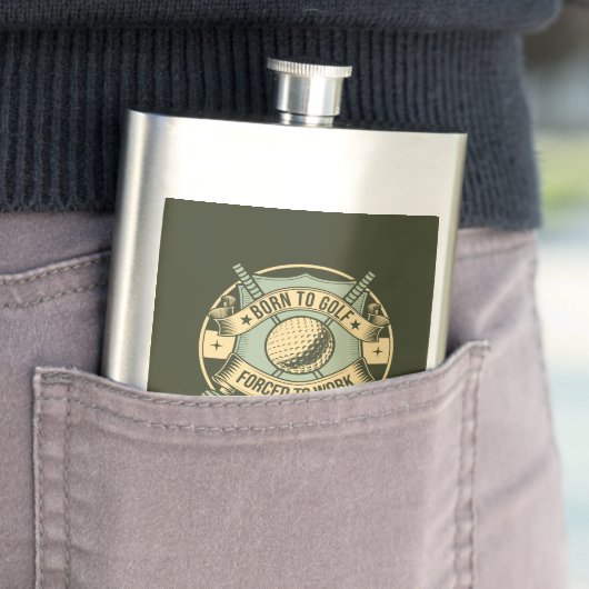 Grappig Humorous Golfquote Custom  Flacon (Voorbeeld)