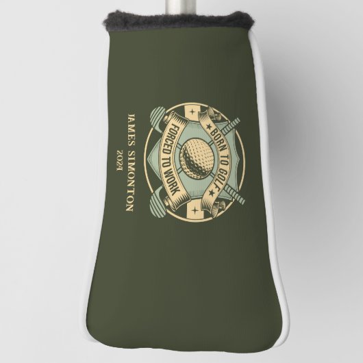 Grappig Humorous Golfquote Custom  Golfheadcover (Draai 90)
