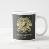 Grappig Humorous Golfquote Custom  Grote Koffiekop (Rechts)