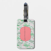 Grappig Humoureus Cactus Luggage Label Bagagelabel (Achterkant verticaal)
