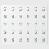 Grappig Humoureus OCD, obsessieve Koe stoornissen Cadeaupapier (Vlak)