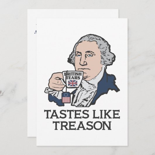 Grappig Humoureus op 4 juli 2010 Kaart (Voorkant / Achterkant)