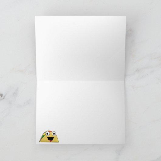 Grappig Humoureuze zelfs robots houden van tacos Kaart (Binnen)