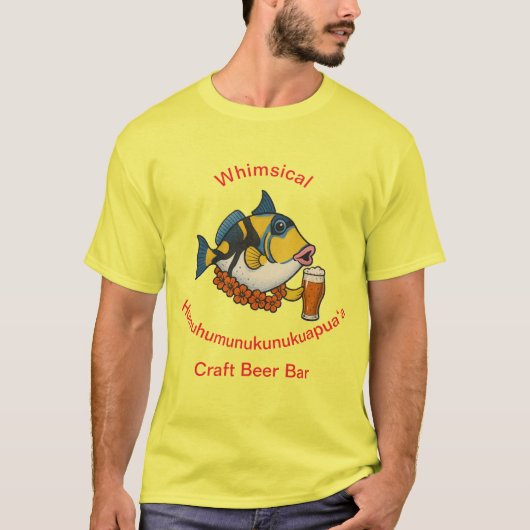Grappig Humuhumunukunukuapua’a Bar T-shirt (Voorkant)