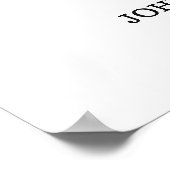 Grappig huwelijk als koffie-Jubileum met namen Poster (Hoek)