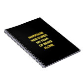 Grappig Huwelijk en Angst Grap Notitieboek (Rechterzijde)