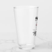 Grappig huwelijk is als een kaartspel Jubileum Glas (Rechts)