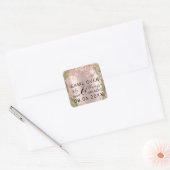 Grappig huwelijk Mr. Juist altijd dat Mrs. Vierkante Sticker (Envelop)