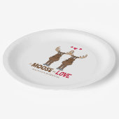 Grappig Huwelijk Schattige Humor Whimsical Eland F Papieren Bordje (Gekanteld)