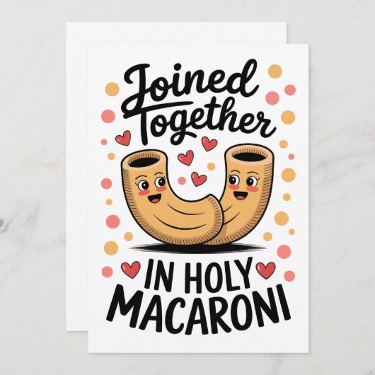 Grappig huwelijk Verloving Kaart (Voorkant / Achterkant)