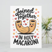 Grappig huwelijk Verloving Kaart (Staand voorkant)