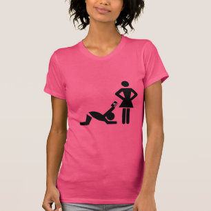 Grappig huwelijksaanzoek met een creditcard t-shirt