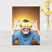 Grappig huwelijkscriterium - Liefde is blind Kaart (Gele Bloem)