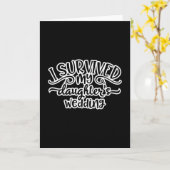 Grappig Huwelijksontwerp voor Dochter Kaart (Gele Bloem)