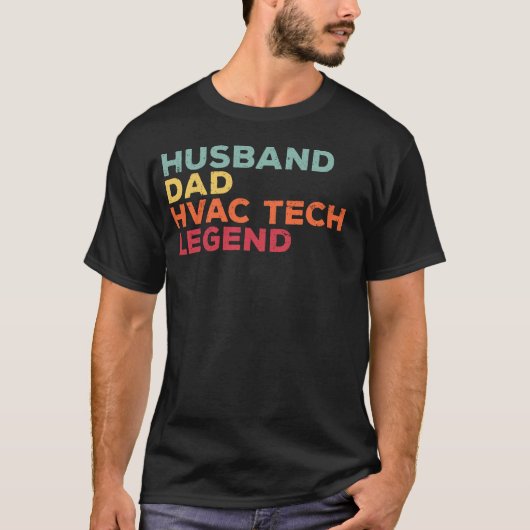 grappig HVAC Technician t-shirt, AC Tech Reparator T-shirt (Voorkant)