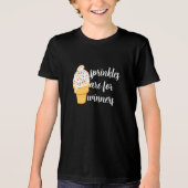 Grappig Ice Cream Quote, Gezegden gepersonaliseerd Tri-Blend Shirt (Voorkant)