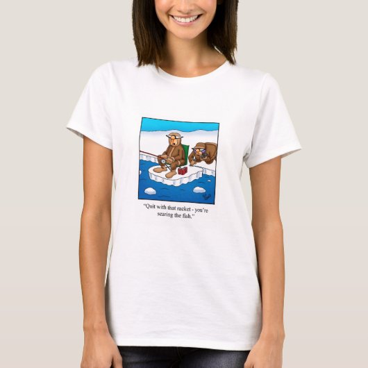 Grappig Ice Gevist T-shirt voor haar (Voorkant)