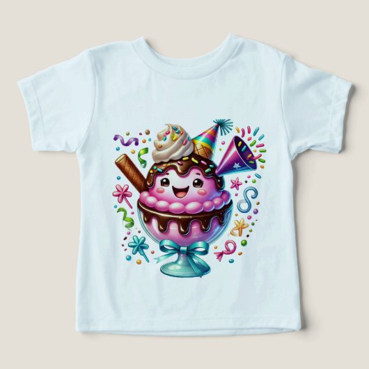 Grappig Icecream Bella + Canvas Peuter Tri-blend (Design voorkant)