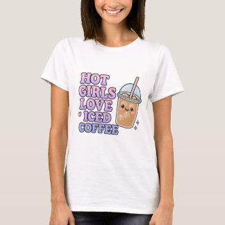 Grappig Iced Coffee Shirt – Dark Humor Coffee Love